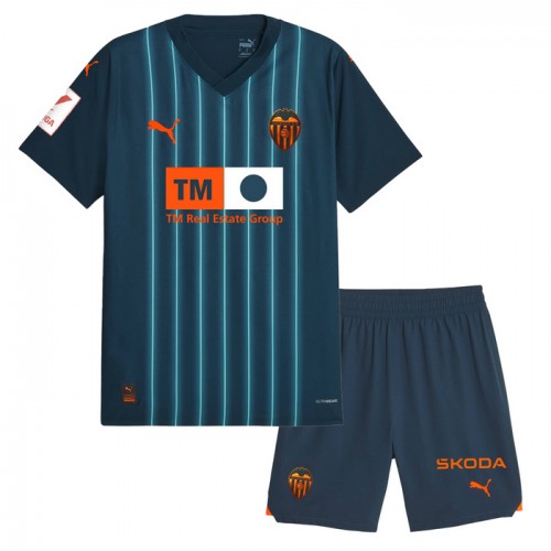Fotballtrøye Valencia CF Bortedrakt 2023-24 Kortermet - Barn(+ Shorts) Fotballtrøye Valencia CF Bortedrakt 2023-24 Kortermet - Barn(+ Shorts)